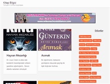 Tablet Screenshot of kitapbilgisi.net